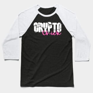 crypto chick Baseball T-Shirt